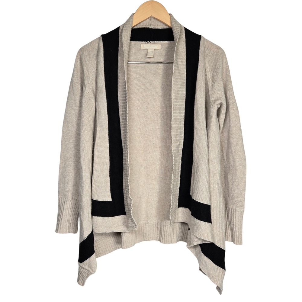 Banana Republic Women Italian Yarn Merino Wool Cashmere Blend Cardigan Sweater S